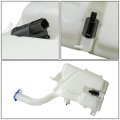Fo1288153 Factory Style Car Windshield Washer Reservoir Tank Cap Fluid Pump Compatible With Ford Fusion Lincoln Mkz 13-16 White