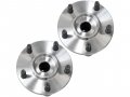 Front Wheel Hub Assembly Set Of 2-5-lug Compatible With 2006-2011 Chevy Hhr Naturally Aspirated 4-wheel Abs