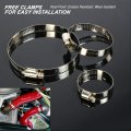 G-plus Silicone Intercooler Inlet Intake Hose Piping Kit Clamps Compatible With Ford F250 F350 6 0 Diesel 2003-2010 Oem 6c3z