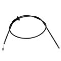Hood Release Cable Rear For Bmw 325i 325xi 2006 Steel Material 1 2mm Diameter Replacement 51237060529 
