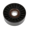 Drive Belt Tensioner Pulley For Ford Bronco 1990 To 1996 Polyamide Serpentine Type Black 17mm Inside Diameter Replaces 10227507 