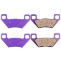 Carbon Fiber Brake Pads Front Fa395 Fits For Arctic-cat 1000 2009-2014 2 Pairs 