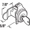 Prime-line Mp4318 Mail Box Lock 5 Pin Counter Clockwise Cutler Nickel Na14 Keyway Single Pack