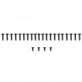 Ocpty 3pcs Pp Car Front Bumper Spoiler Lip Fit For 2016-2020 Honda Civic
