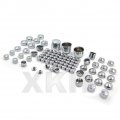87pc Chrome Bolt Cap Dress For 00-06 Softail Engine Misc Nut Cover B075yfp12x 