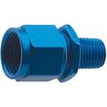 Aluminum Straight Female An Swivel X Mpt Adapter -3 1 8 In Blue 