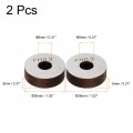 Uxcell 2pcs 26x8x8mm Knurling Wheel Kit 0 3mm Pitch Diamond Linear Knurl