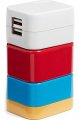 Flight 001 5-in-1 Color-coded Universal Travel Adapter With 2 Usb Ports