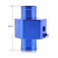 Water Temp Car Joint Pipe Universal Blue Aluminum Alloy Anodizing Treatment Temperature