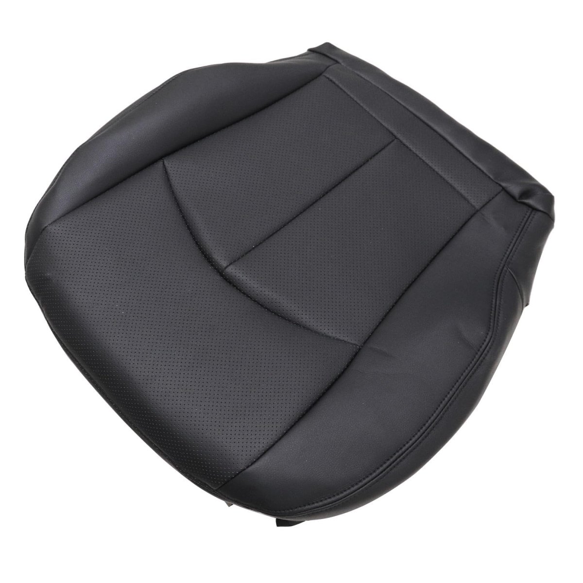 Secos Black Front Driver Passenger Side Bottom Top Lean Back Replacement Perforated Leather Seat Covers For Mercedes Benz E63