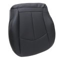 Secos Black Front Driver Passenger Side Bottom Top Lean Back Replacement Perforated Leather Seat Covers For Mercedes Benz E63