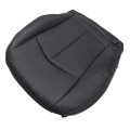 Secos Black Front Driver Passenger Side Bottom Top Lean Back Replacement Perforated Leather Seat Covers For Mercedes Benz E63