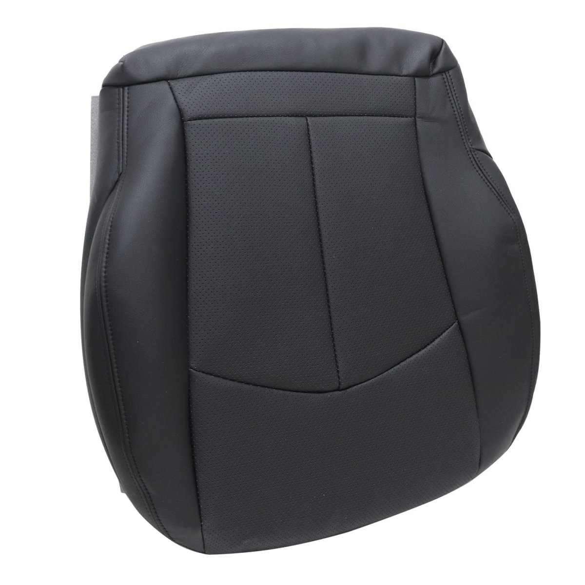 Secos Black Front Driver Passenger Side Bottom Top Lean Back Replacement Perforated Leather Seat Covers For Mercedes Benz E63