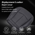 Secos Black Front Driver Passenger Side Bottom Top Lean Back Replacement Perforated Leather Seat Covers For Mercedes Benz E63