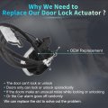 Front Right Passenger Side Power Door Lock Actuator Motor With Cable For Infiniti Q50 2014-2020 Latch Assembly Replace No