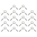 Fuel Line Hose Clips 30pcs 4mm Id 4 8mm Max 304 Stainless Steel Water Pipe Air Tubing Spring Clamps For Motorcycle Scooter Atv 