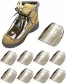 Qwork Metatarsal Guard 10 Pair Safety Footwear Attachment For Protection Shoe Cover Most Work Boots Universal Size