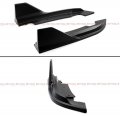Gt Style Matte Black Rear Diffuser Underbody Spoiler With Corner Extensions Compatible For 2022 2023 Honda Civic Ex Lx Si