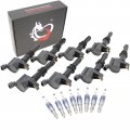 Dragon Fire Performance Tune Up Kit 8pc Iridium Spark Plug Set Ignition Coils Compatible With Ford 2004-08 F150 F250 F350 Truck