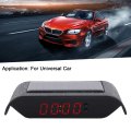 Car Digital Clock Sticka On Watch Portable Auto Truck Solar Powered Time Date Temperature Lcd Display Wiring Red Light