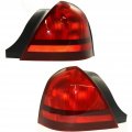 Mercury Grand Marquis Tail Light Assembly Unit 2003-2011 Driver And Passenger Side Pair Capa Certified Fo2800173 Fo2801173 8w3z 