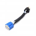 Uxcell H4 Led Bulb Headlamp Fog Light Wired Harness Socket Connector For Car Vehicle