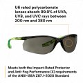 3m Safety Glasses Solus Ccs Series Ansi Z87 Scotchgard Anti-fog Coating Gray Lens Corded Ear Plug Control System 99 9 Uv