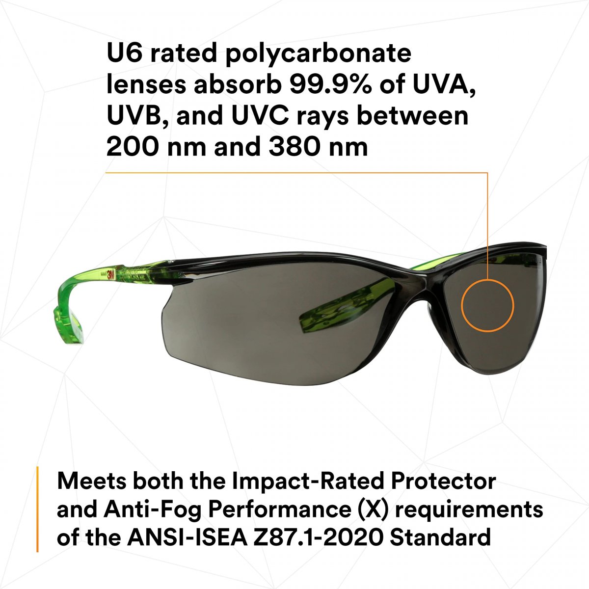 3m Safety Glasses Solus Ccs Series Ansi Z87 Scotchgard Anti-fog Coating Gray Lens Corded Ear Plug Control System 99 9 Uv