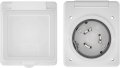 Gcd Camper Trailer 50 Amp Power Plug Twist Lock Inlet With 3 Stainless Steel Pins And Screws White