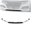 Hecasa 3pcs Front Bumper Lip Splitter For 2018-2020 Honda Accord 4dr Model Sedan Under Chin Spoiler Valance Diffuser Air Dams 