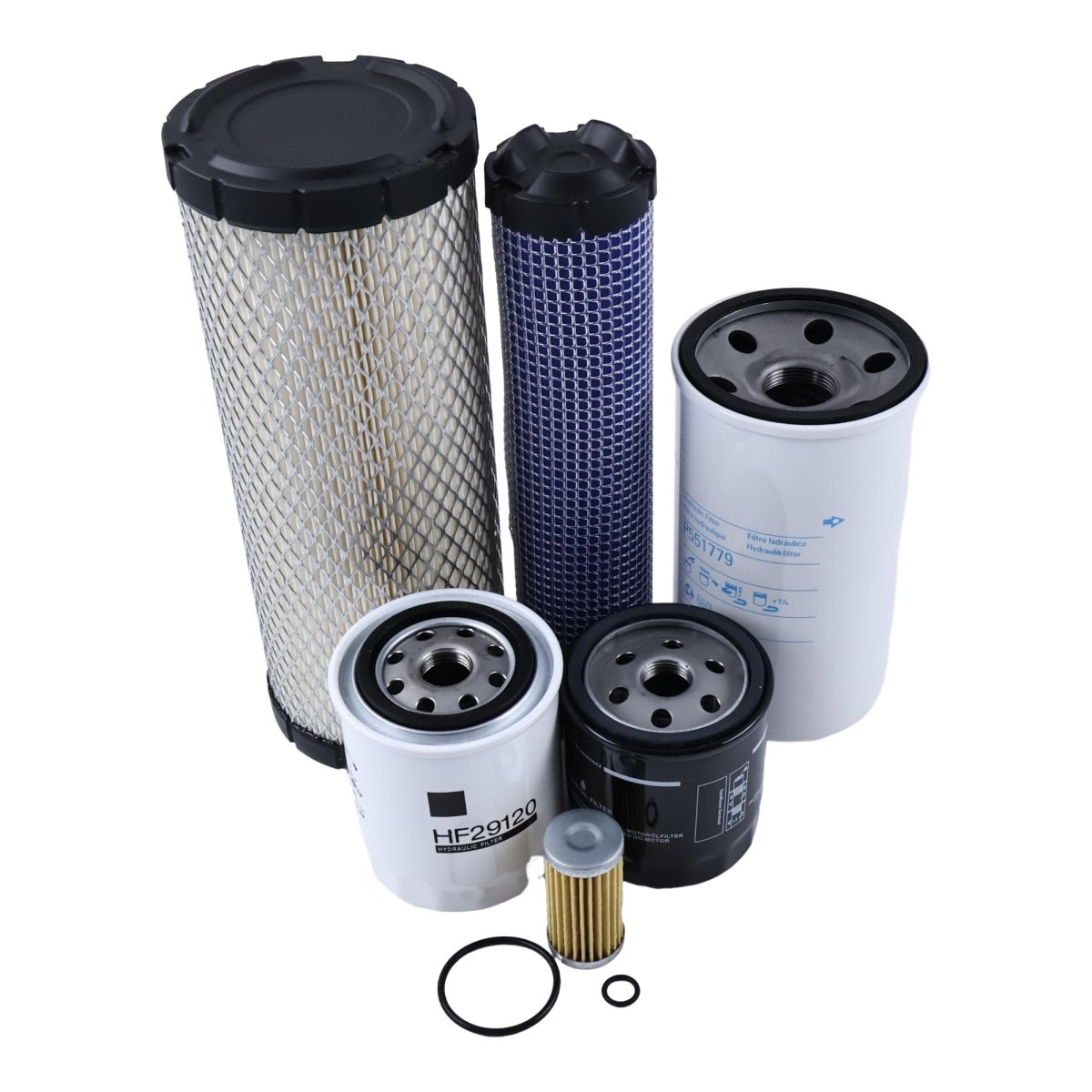 Jeenda Filter Kit For New Holland Tc25d Tc27d Tc29d Tc29da Tc30 Tc33d Tractors Replaces Oil 84475542 Fuel 47797858 Air 87682998