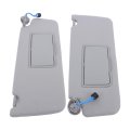 Sun Visor Driver Side And Passenger With Mirror Light Gray Replacement For Honda Pilot 2017-2021 Ridgeline 2018-2020 