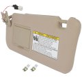 Sun Visor Fit For 2005-2008 Hyundai Sonata With Sunroof Left Driver Side Beige