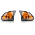 Corner Light Cover A Pair Of Lens Turn Yellow Fitment For E46 3-series 4dr 2002-200 