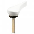 Prime-line E 2703 Sliding Door Latch Lever 1-3 8 In Tail White Finish Single Pack 