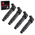 4 Pcs Ignition Coils For Kawasaki Ninja Zx600 Zx-6rr Zx-6r 2003-2018 21171-1282 21171-0021
