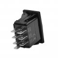 Dual Orange Led 7 Pin On -off- Dpdt 3 Way Momentary Rocker Switch Base For Arb Carling Auto Marine Boat Dashboard Replacement