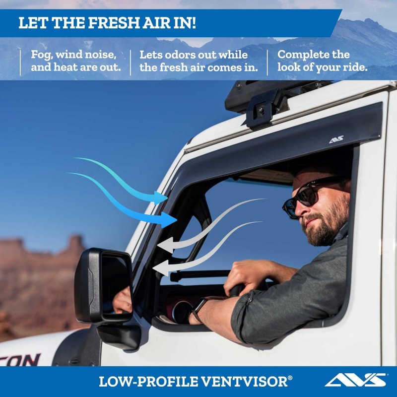 Auto Ventshade Avs Low Profile Ventvisor 2011 2021 Jeep Grand Cherokee Excludes L Smoke W Chrome Trim 4 Pc 794015