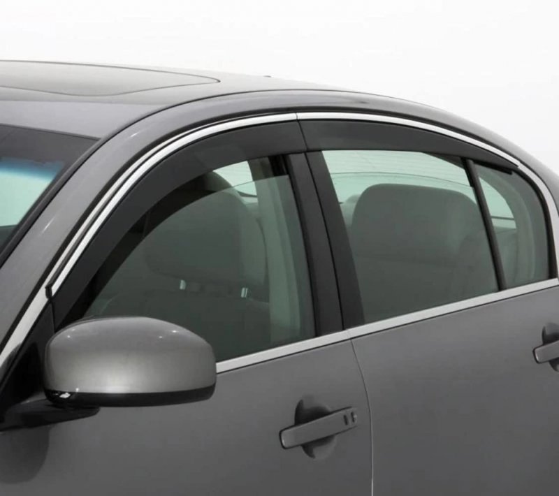 Auto Ventshade Avs Low Profile Ventvisor 2011 2021 Jeep Grand Cherokee Excludes L Smoke W Chrome Trim 4 Pc 794015