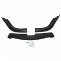 Kuafu 3pcs Front Bumper Lip Splitter Compatible With 2006-2007 Subaru Impreza Wrx Sti Cs2 Style Under Chin Spoiler Air Dam Body