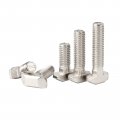 Metric M8 X 16mm Thread T Slot Drop-in Bolt T-bolt Hammer Head T Screw Stud For 4040 Series Standard 8mm T-slot Aluminum 