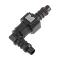7 89mm Sae To 10 5mm 90 Degree Car Fuel Line Hose Quick Release Connector Disconnect Nylon 2 Set 