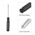 Uxcell Mini Phillips Screwdriver 2 5mm Cross Head With Black Handle For Small Appliances Pcs