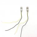 Httmt Mt250- Chromed Universal Led License Tag Plate Bolt Lights Stainless Steel Compatible With All Motorcycles Cruisers Dirt