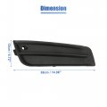 Uxcell 1 Pair No 94831150 94831149 Front Left Right Fog Light Grille Cover Trim Lamp For Chevrolet Cruze 2011-2014