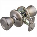 Ez-flo Tulip-style Passage Door Lockset Adjustable Steel Latch For 2-3 8 Inch And 4 Backset Antique Brass 57787 