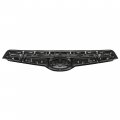 Hecasa Front Grille Compatible With 2019-2021 Subaru Forester Bumper Grill Assembly Silvery Black Replacement For 91121sj100