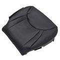 Front Passenger Side Bottom Replacement Seat Cover Black Perforated Microfiber Leather For Lexus Ls430 2001 2002 2003 2004 2005 