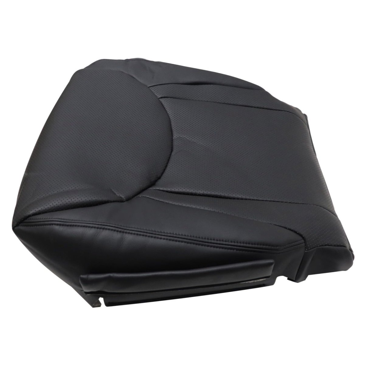 Front Passenger Side Bottom Replacement Seat Cover Black Perforated Microfiber Leather For Lexus Ls430 2001 2002 2003 2004 2005