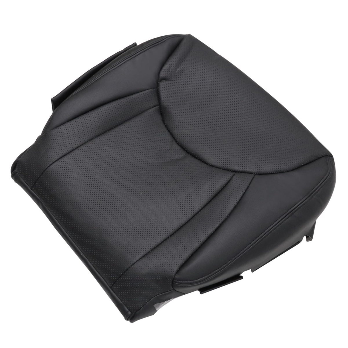 Front Passenger Side Bottom Replacement Seat Cover Black Perforated Microfiber Leather For Lexus Ls430 2001 2002 2003 2004 2005